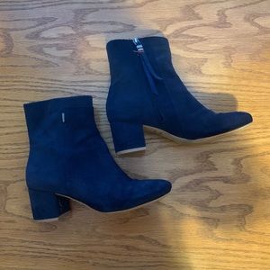 Navy Suede Women's Evie Booties